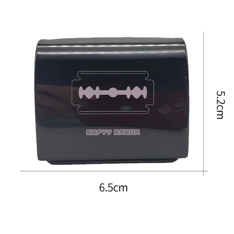 

1PCS Scrap Blade Safety Storage Box Barber Shop Vintage Razor Stainless Steel Waste Can Disposable Tattoo Blades Disposal Boxs