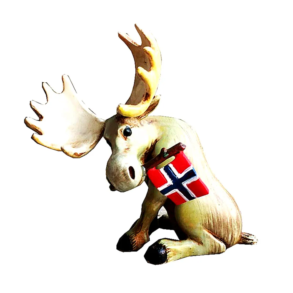 

Norway 3D Milu deer Decoration Furnishing Article Ornaments Decoration Gifts Handicraft Gifts