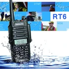 Рация Retevis RT6 Водонепроницаемая IP67 5 Вт 128 каналов, УКВ, УВЧ, радио, VOX, FM, ЖК-дисплей, портативная