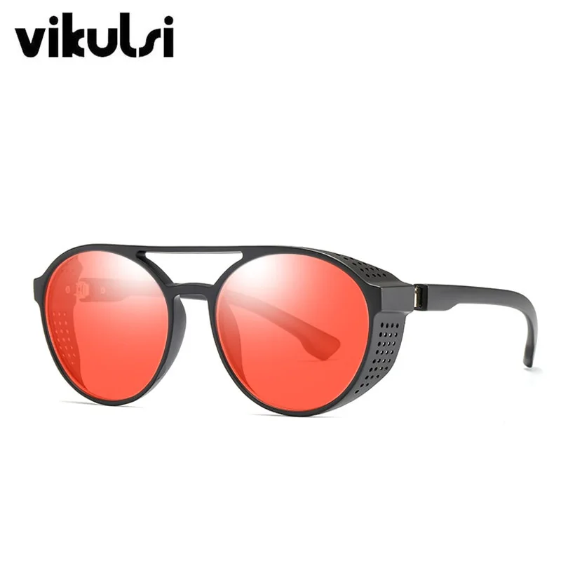 Мужские Винтажные Круглые Солнцезащитные очки Lunette De Soleil Homme солнцезащитные в