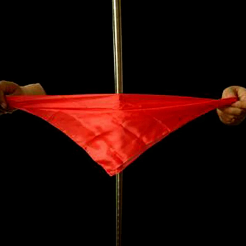 

Silk Thru Cane Stage Magic Magic Tricks Silk For Professional Magicians Streets Props Tools Funny Magic Toys For Kids Learning