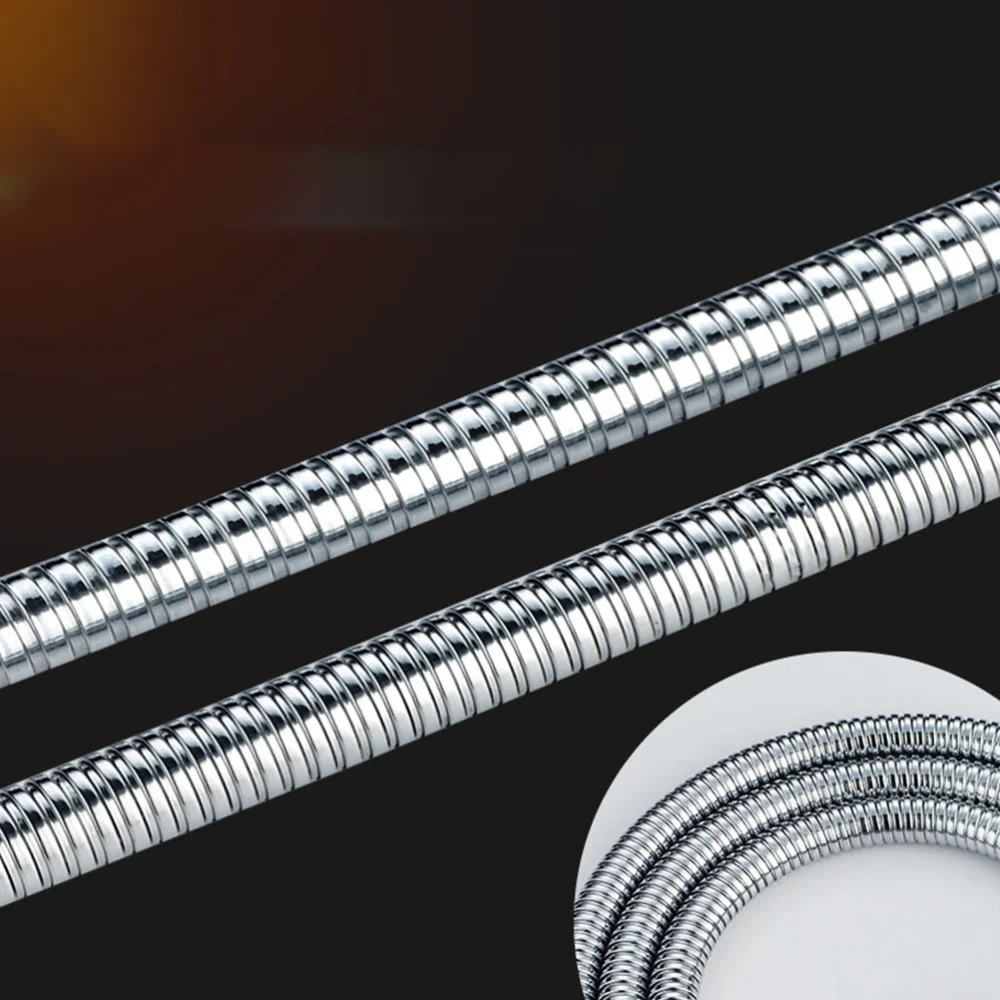 

Stainless Steel Thickened Shower Hose 1.5 Meter G1/2 Bathroom Handheld Connection Tube Sprayer Hose