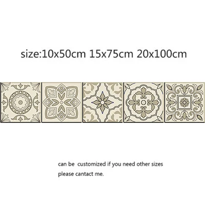 Ретро само клейкие плитки и наклейки на стену анти масло Водонепроницаемая