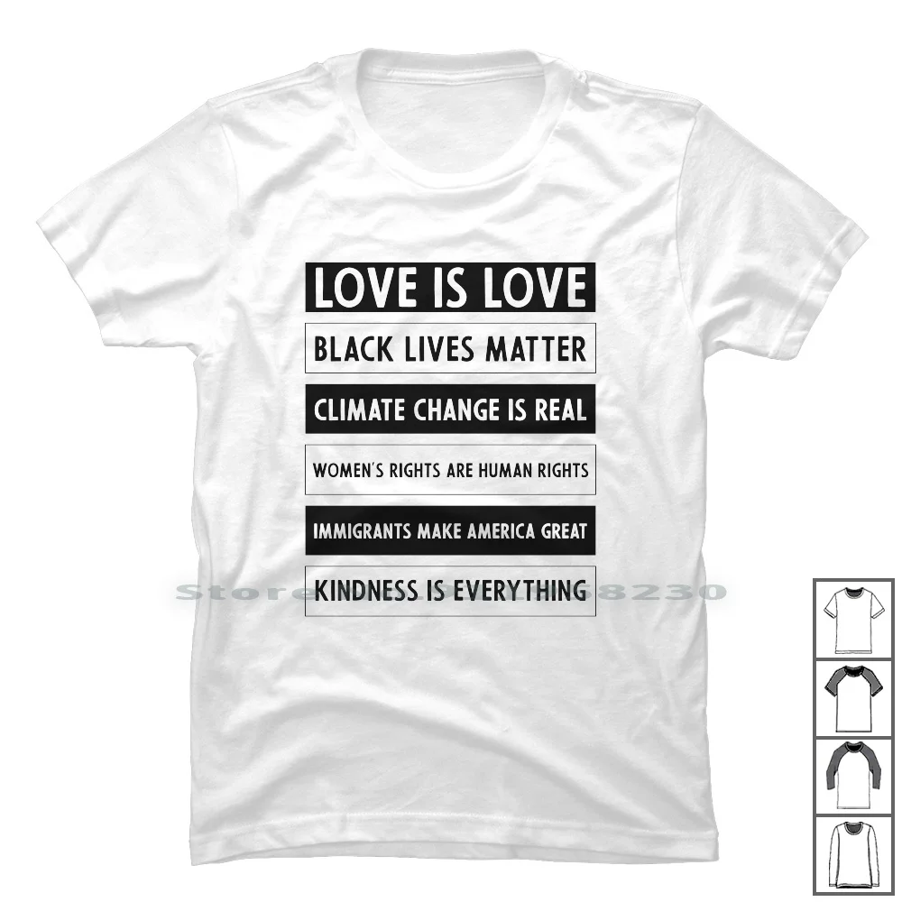 Женская футболка с надписью Love Is Black Lives |