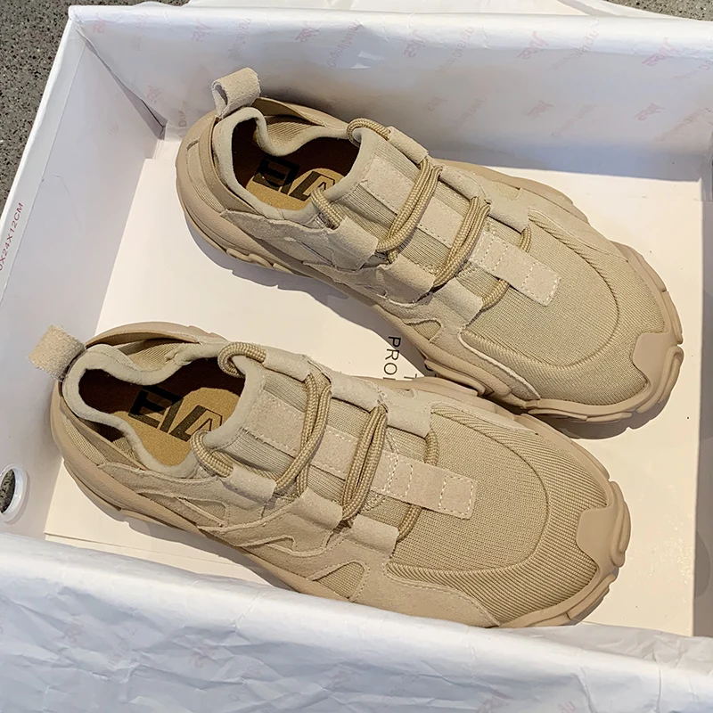 

Celebrity sneakers Women 2020 Spring Fashion Breathable Casual Cozy Flat Shoes platform Shoes Outdoor Ladies Trendy Dad Sneakers