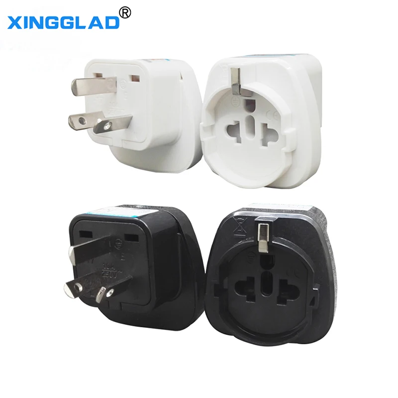 

1PC EU/US To AU Electric Plug Universal Outlet Adapter Australia China AC Power Strip Charger Converter Travel Socket 10A 250V