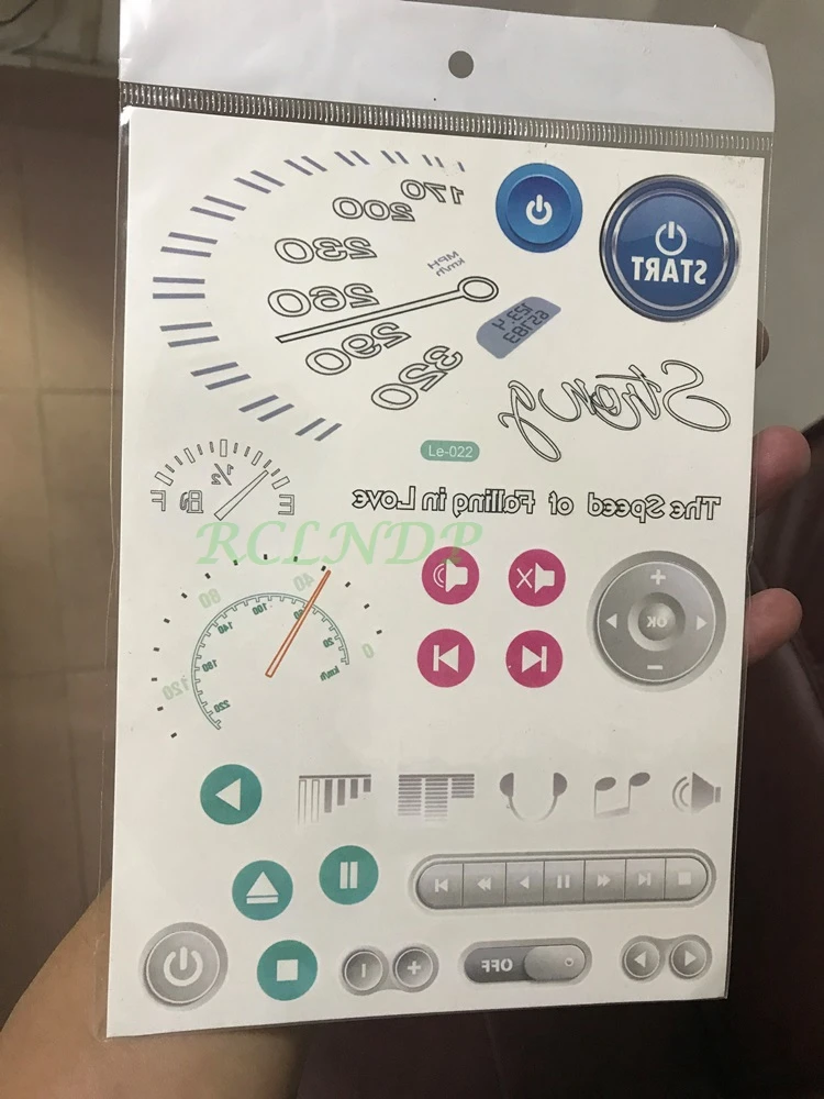 Водостойкая Временная тату наклейка светящаяся подсветка наклейки флэш