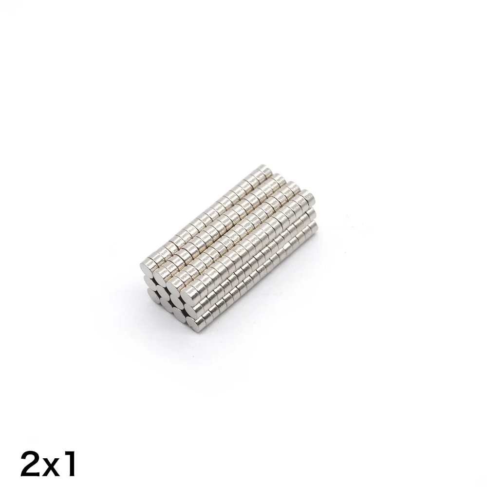 

10-1000 шт./лот дисковый магнит 2x1 N35 NdFeB магниты 2x1 неодимовый магнит 2x1