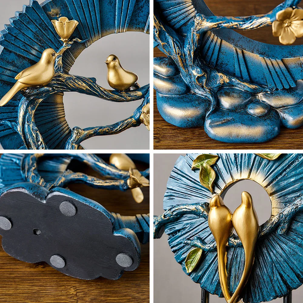 Magpie фигурки Feng Shui деньги дерево Украшение стола аксессуары современные смолы