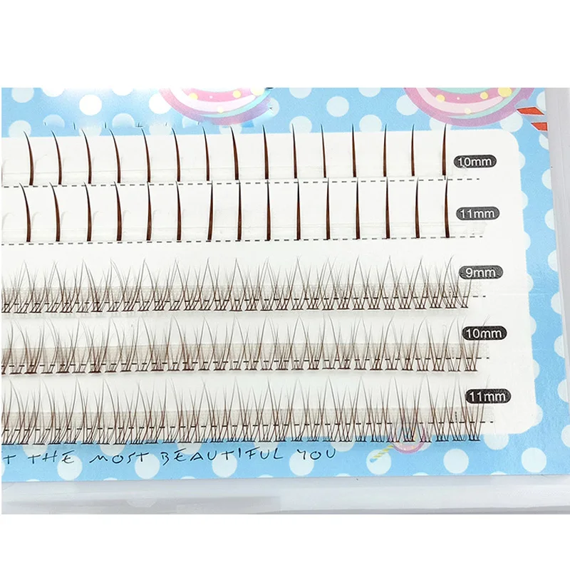 Набор отдельных ресниц для наращивания я-форма накладные ресницы Объемные