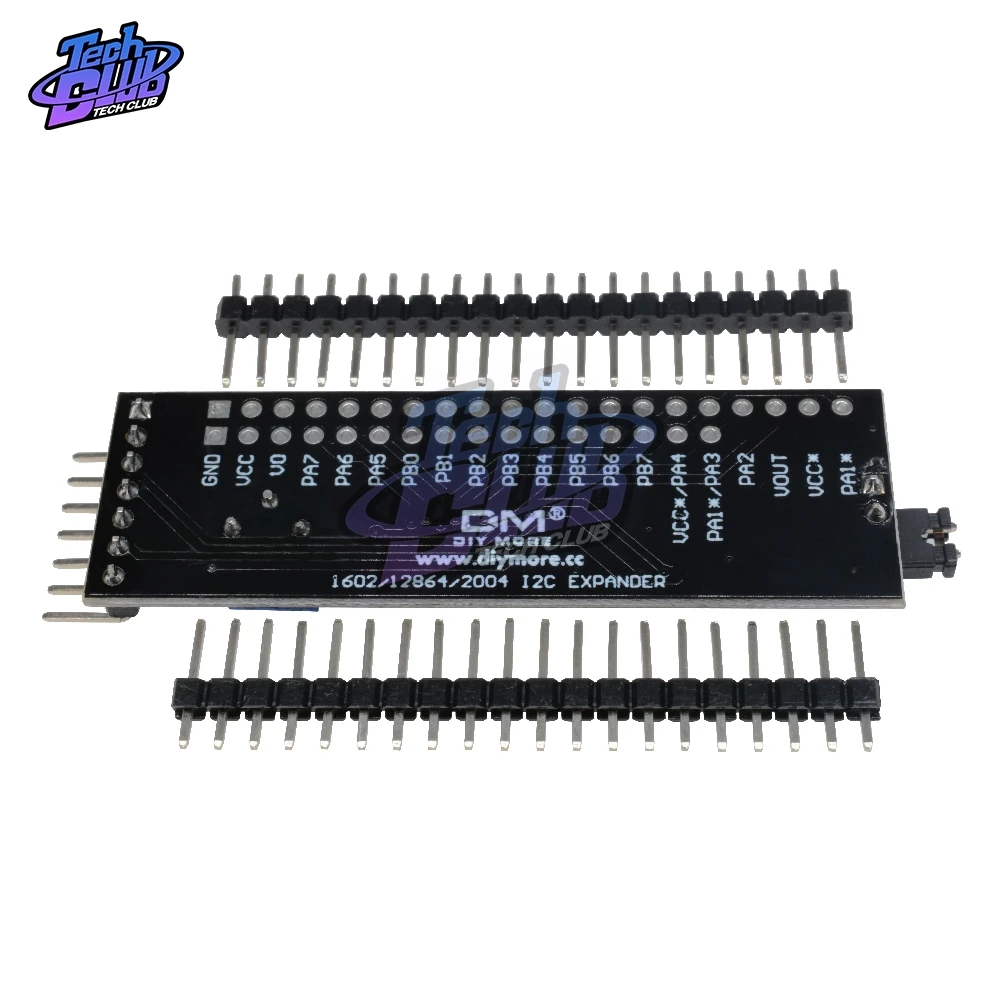 MCP23017 12864 LCD I2C IIC TWI последовательный интерфейс SPI плата адаптера модуль