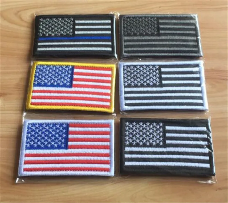 Горячая Распродажа флаг США патч для одежды американский вышивка флаги военные