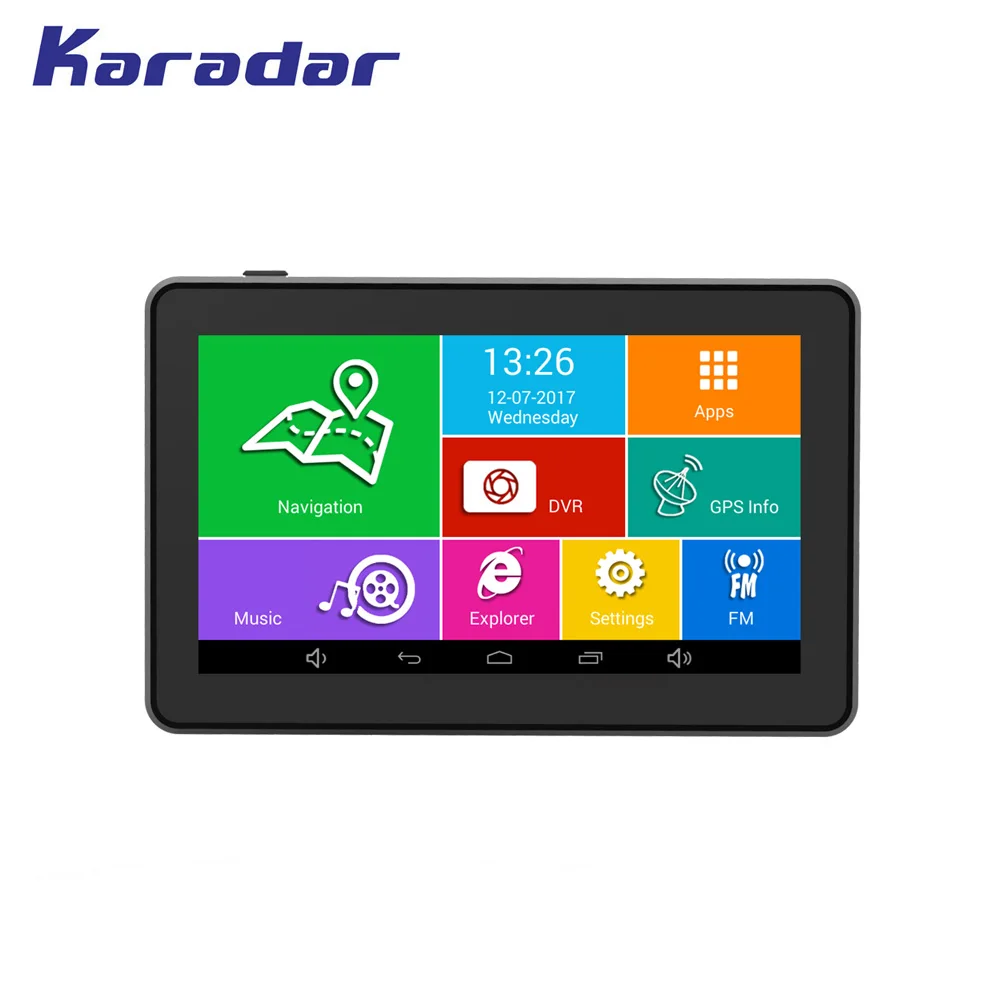 Автомобильный видеорегистратор Karadar с GPS навигацией Android 4.4.2 Wi Fi G сенсором Full HD1080P