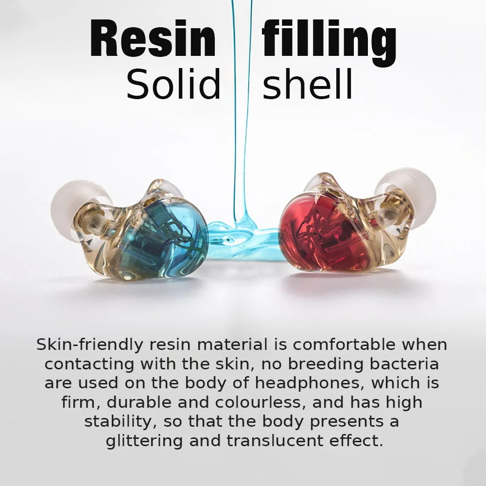 Наушники FDBRO 3 5 мм проводные наушники вкладыши из смолы без микрофона супер бас Hi