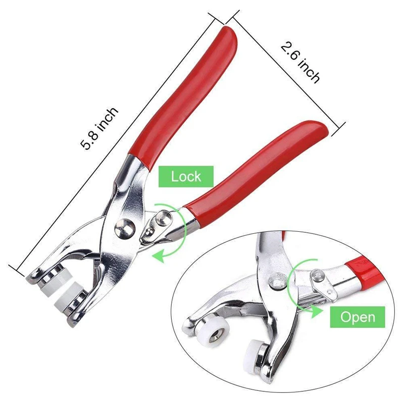 100 шт. 9 5 мм ручной пресс сделай сам плоскогубцы Наборы инструментов кнопки для