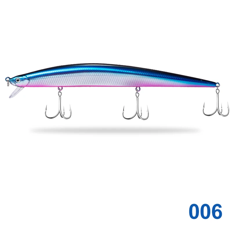 Hunthouse Tide Slim Minnow flyer175 плавающая жесткая приманка для рыбалки Морская рыбалка 175 мм 25 г/34 г ABS пластик для морской щуки - Цвет: 34g-B006
