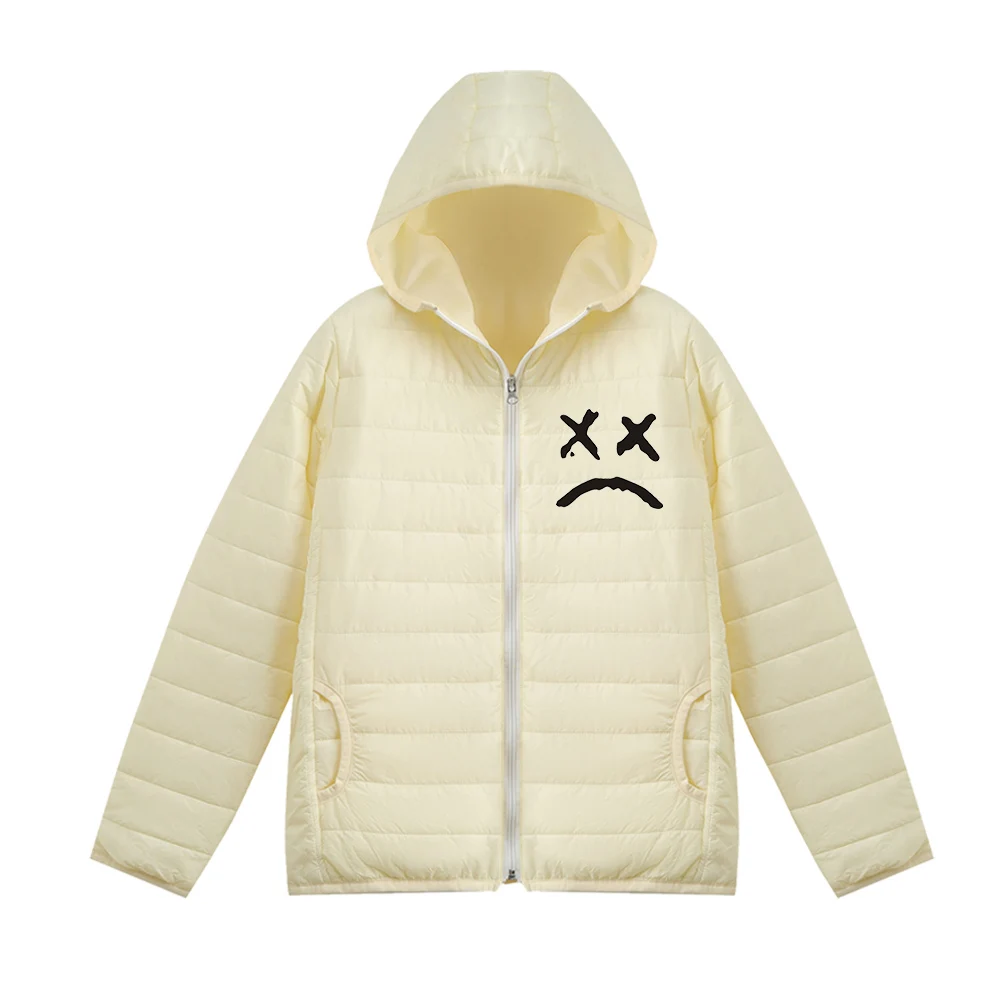 

New Fashion Down Jacket XXXTentacion Lil Peep Slim Women Winter Windproof Down Coat Kpop Sexy Women Down-jacket Clothes