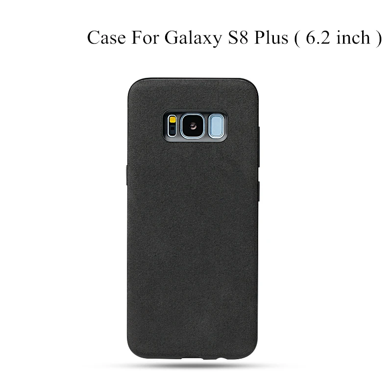 For Galaxy S8 Plus Чехол для samsung Galaxy S9 S8 S10 Plus Note 8 9 чехол Роскошный пуховый итальянский замшевый чехол для телефона для Note 10 Plus - Цвет: For Galaxy S8 Plus