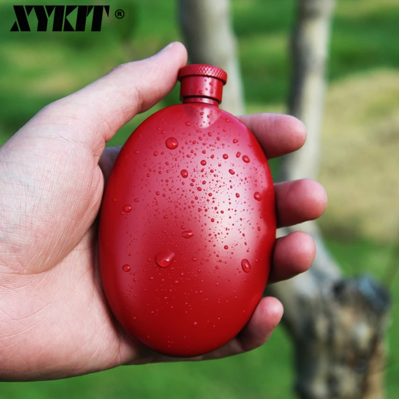 XYKIT 3 унции 304 мини фляжка из нержавеющей стали Модная Портативная уличная бутылка