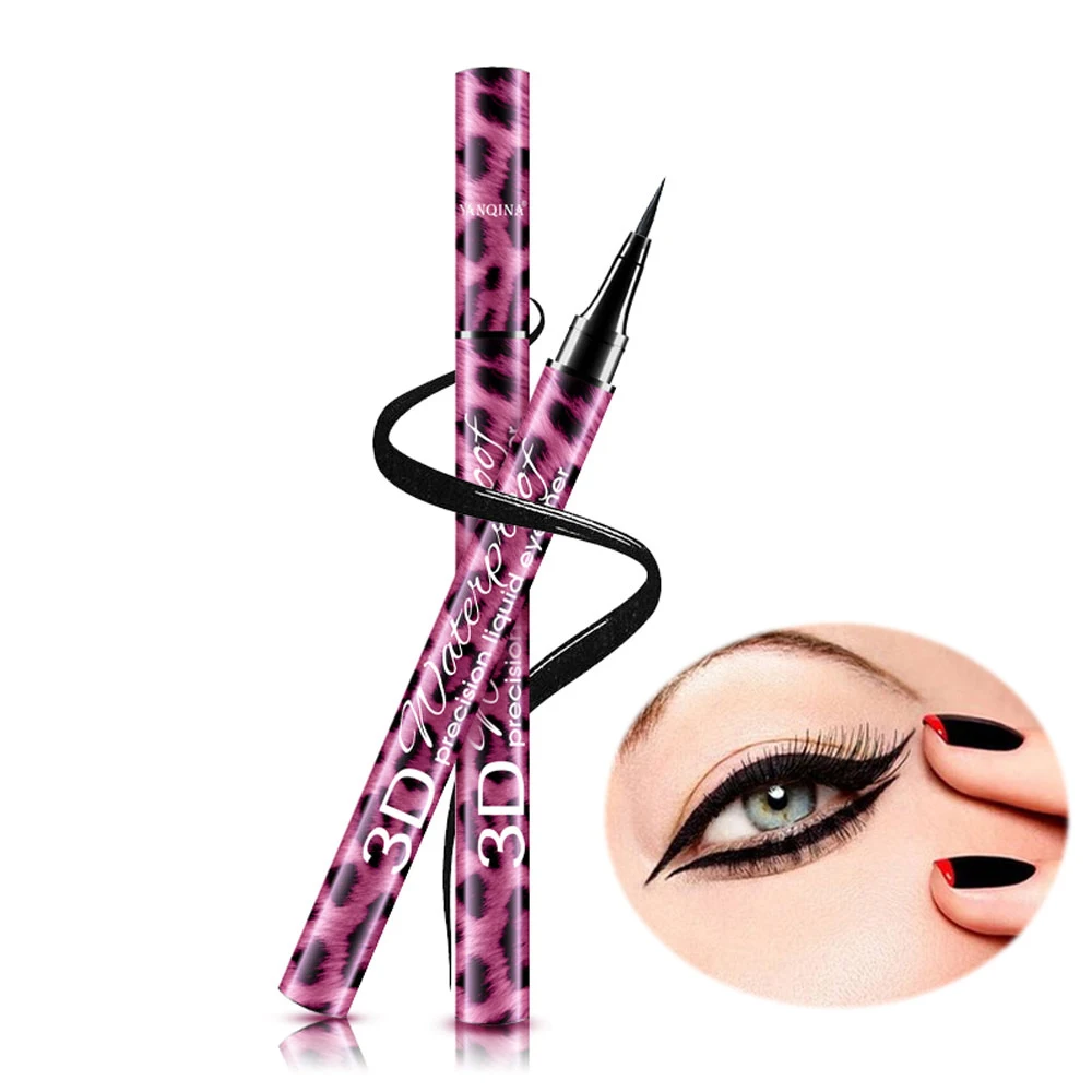 1 шт. водостойкая жидкая подводка для глаз Перманентная ультра Черная Подводка на