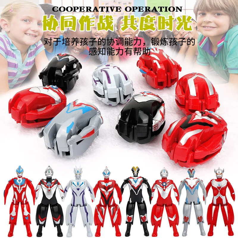 Горячая продажа игрушечное яйцо динозавра деформированное метаморфозированная