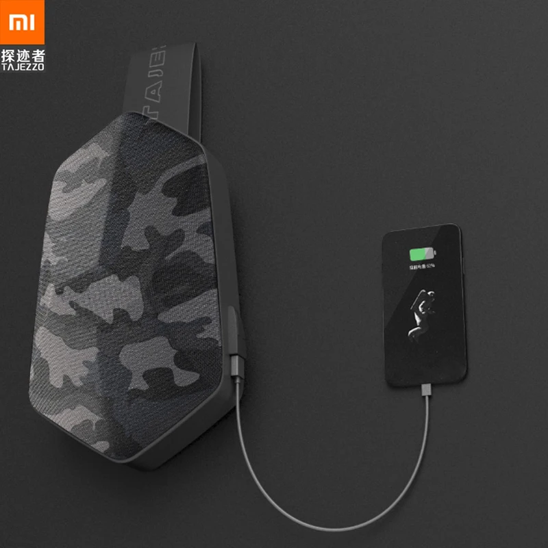 Xiaomi mijia TAJEZZO polyhedron сумка рюкзак водонепроницаемая Спортивная черная камуфляжная сумка на грудь для путешествий кемпинга