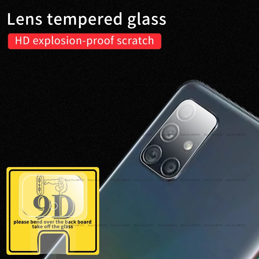 9D HD camera lens Film For Samsung Galaxy A51 A71 A90 A80 A70 A60 A50 A40 A30 A20 A10 S S20 S10 Note10 Plus Protective Soft |