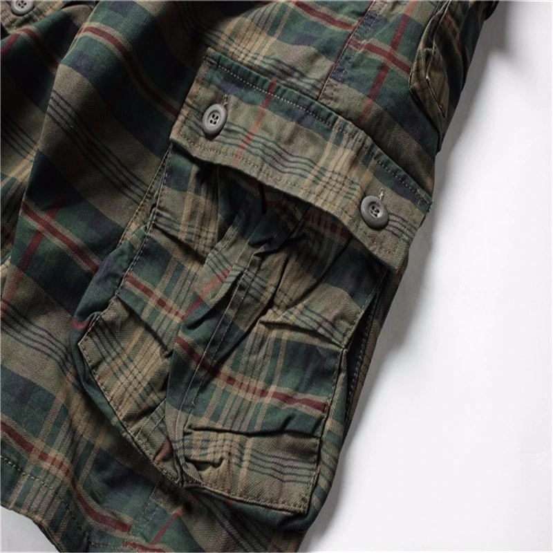 

Shorts Summer Mens 2020 Plaid Beach Shorts Mens Casual Camo Camouflage Shorts Military Short Pants Male Bermuda Masculina Cargo