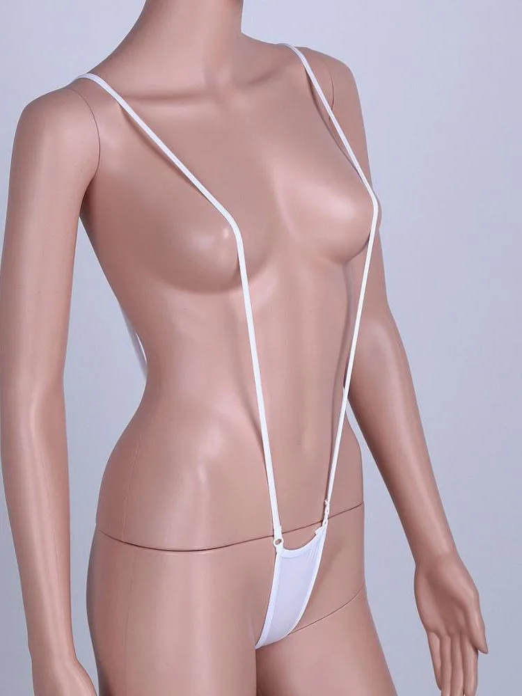 Женский слитный купальник стринги с высоким вырезом цвета на выбор|Женское белье