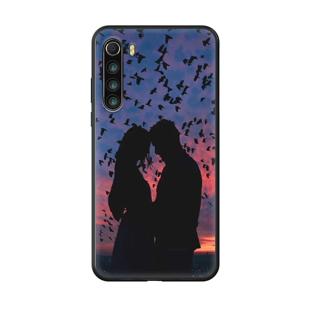 

appointment Couple love beautiful Phone case For Xiaomi Redmi Note 8T 8 9 7 7A 8 8A 4 5 9S Pro black Etui silicone prime tpu