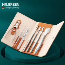 MR.GREEN Pedicure Tools Professional Foot Set Kit Feet Care Tools Stainless Steel Ingrown Toenail Nail Nippers Dead Skin Remover