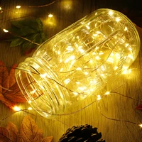 2pcs led copper wire starry fairy lights 33ft 100led string lights christmas twinkle string lamps with remote control wedding