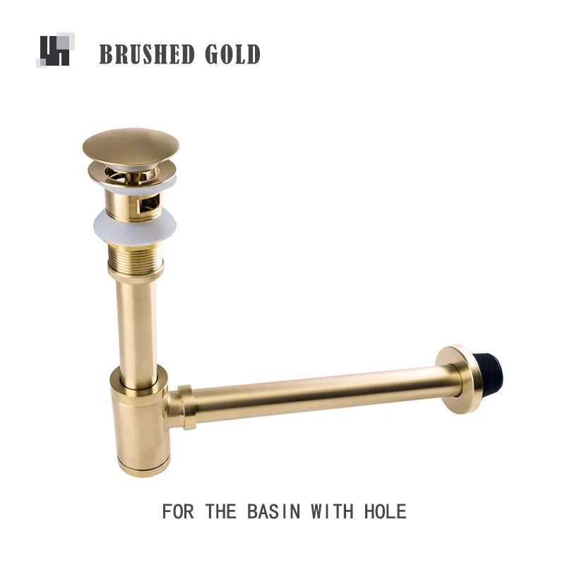 

Сифон для раковины Bonderis латунный черный матовый