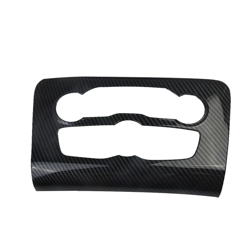 

Car Carbon Fiber Central Control Air Conditioning A/C Panel Cover Trim for Dodge Charger 2015-2020 Accessories