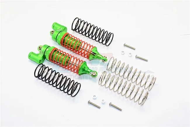 GPM ALUMINIUM REAR ADJUSTABLE L-SHAPE DAMPER (95MM) WITH 1.3MM &amp 1.7MM COIL SPARE SPRINGS For TRAXXAS TELLURIDE 4X4 RC Upgrade | Игрушки и