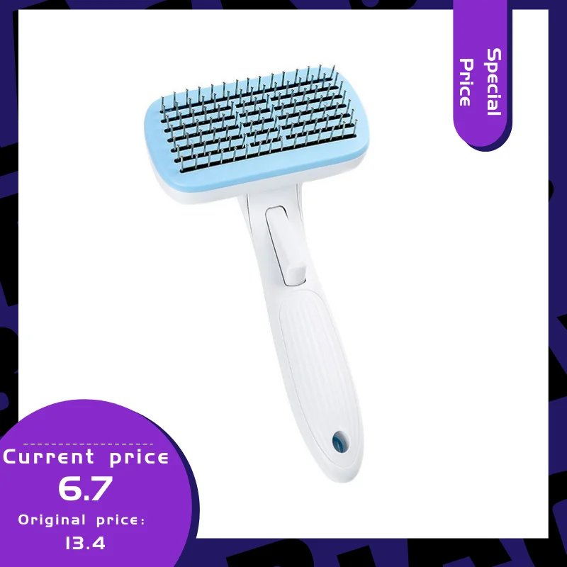 

Расческа для домашних животных, расческа из нержавеющей стали для чистки собак и кошек