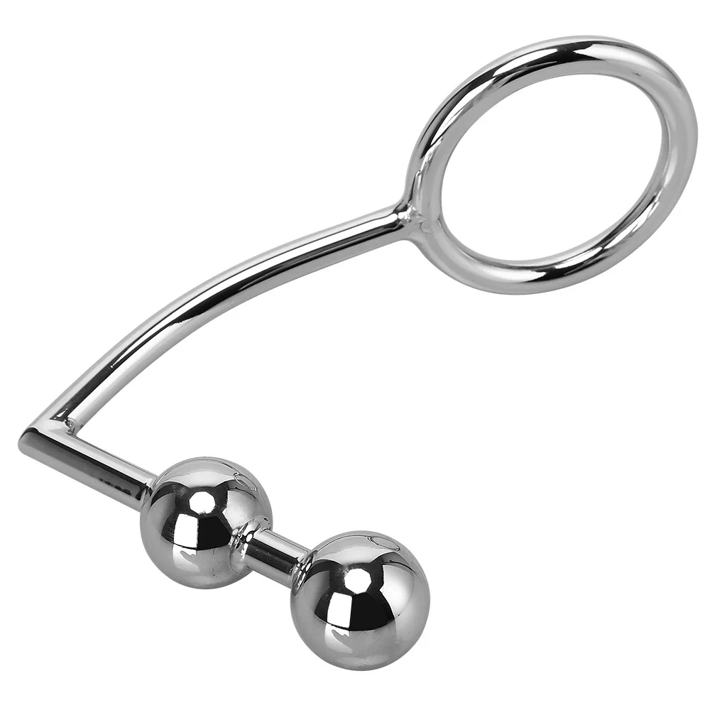 2 мяча Анальный Крюк мужской верности петух замок + анальные пробки/петух