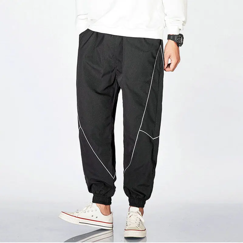 

Men's Joggers Pants Man Black Hip Hop Comfortable Pant 2021 Summer Casual Streetwear Fitness Trouser Male Sweatpants
