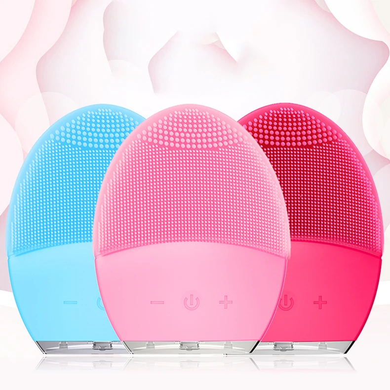 Электрическая массажная водостойкая Очищающая щетка для лица Sonic Vibracion