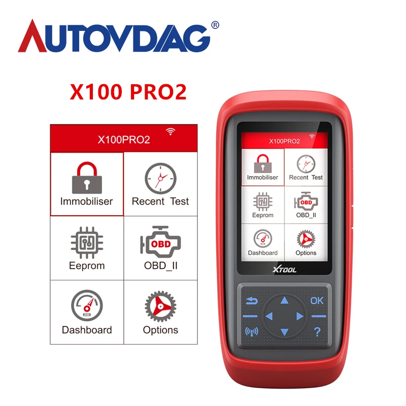 Программатор для автомобильных ключей Xtool X100 Pro2 регулировка пробега Pro 2 включая