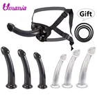 Анальный фаллоимитатор для женщин, Анальная пробка, игрушки для взрослых, страпон, реалистичный фаллоимитатор на присоске, секс-продукт без бретелек, игрушка для лесбиянок