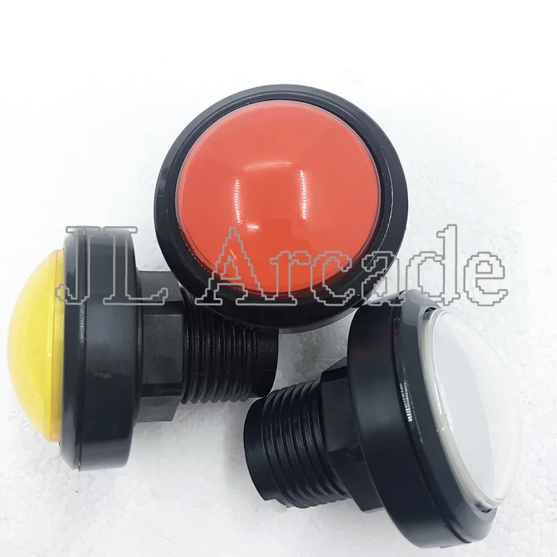 10 шт./лот 45 мм светодиодные огни аркадные видеоигры Круглый кнопочный