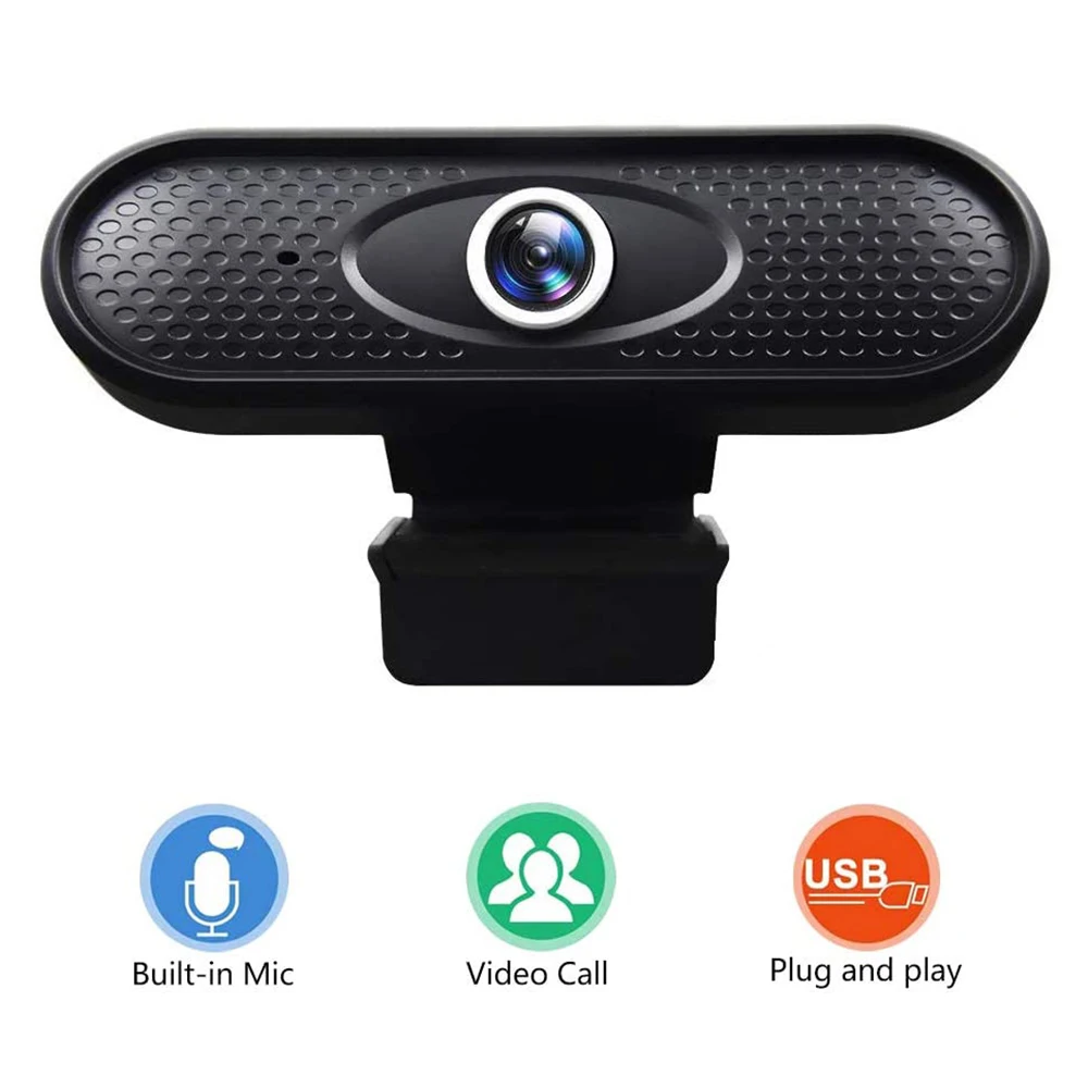 

Настольная вебкамера , HD 720P вебкамера для настольного ПК, видеокамера для вызова, USB камера с микрофоном, для прямой трансляции, видеосовещан...