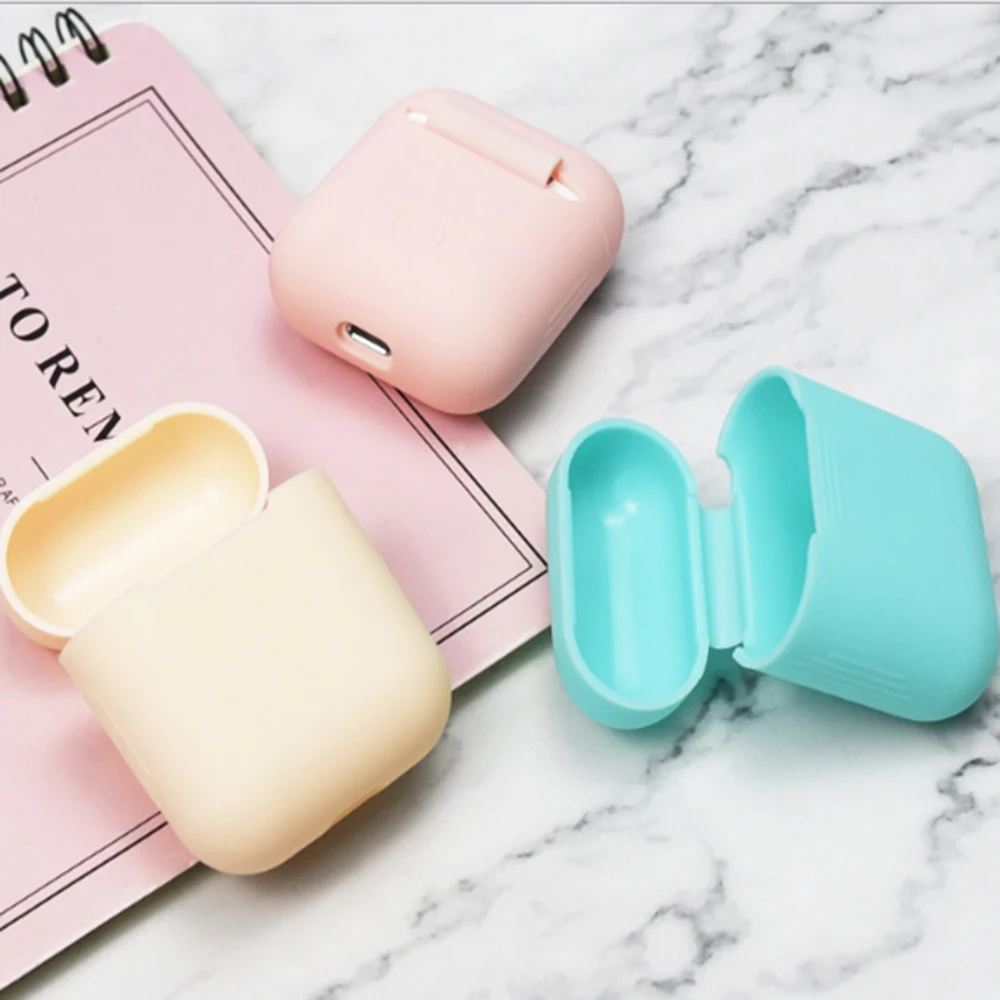 Мягкий силиконовый чехол Bluetooth для Apple AirPod | Электроника