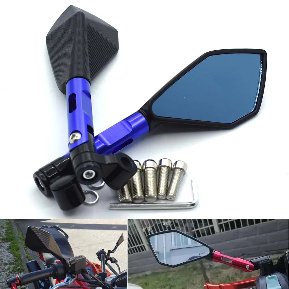 Универсальный ЧПУ Алюминиевый сплав голубое стекло зеркало заднего вида боковое