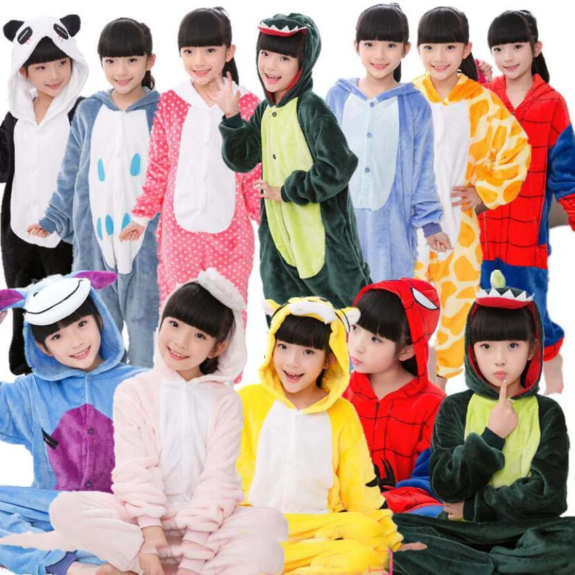 Детские комбинезоны Зимние джемперы с рисунками животных для девочек и