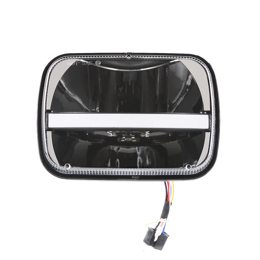 

5x7 ''светодиодная фара 40 Вт 6500K IP67 квадратная светодиодная фара с DRL