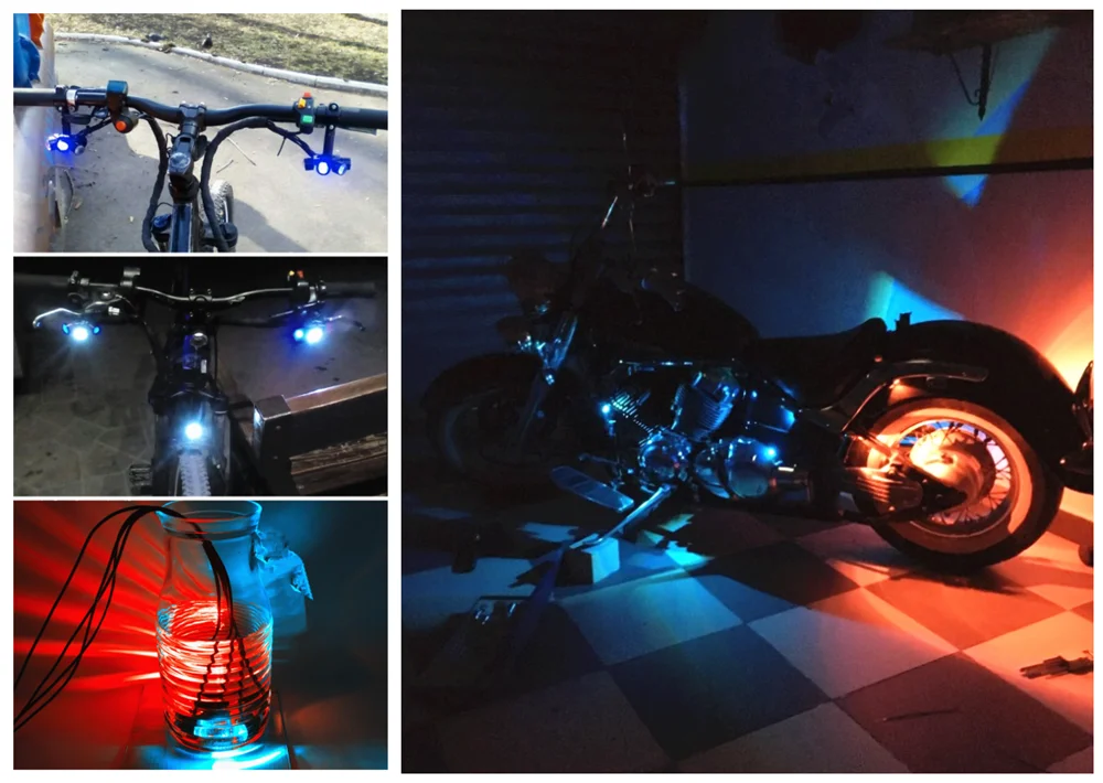 2шт мотоцикл аксессуары LED дневные ходовые огни задняя фара для HONDA CBR929RR CBR600RR CBR954RR CB1000R F4i