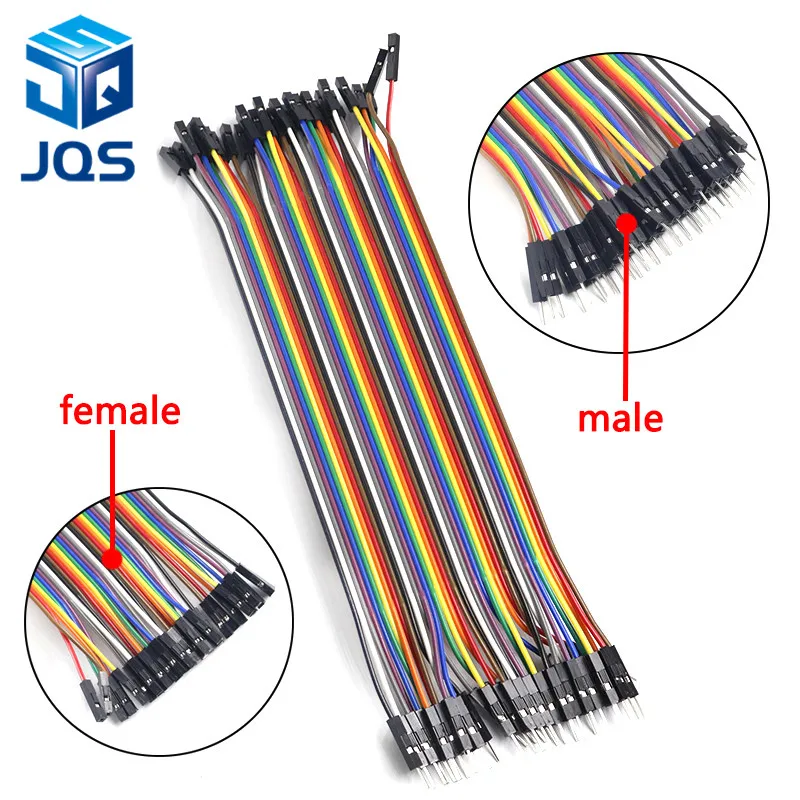 Перемычка Dupont Line 10 см/20 см/30 см штырь гнездо кабель для arduino набор сделай