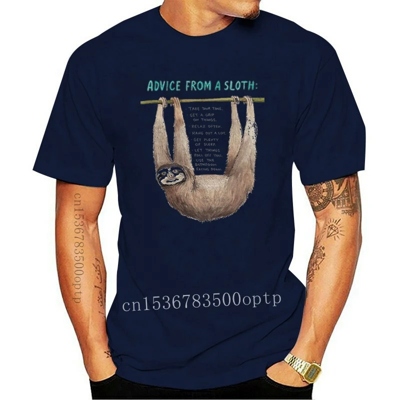 

New Advice From A Sloth Funny Lazy Unisex T Shirt Funny Design Tee Shirt